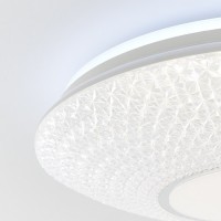 Brilliant Lucian Πλαφονιέρα LED 32W Σε Λευκό Χρώμα G97048/05