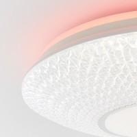 Brilliant Lucian Πλαφονιέρα LED 32W Σε Λευκό Χρώμα G97048/05