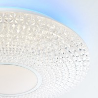 Brilliant Lucian Πλαφονιέρα LED 24W Σε Λευκό Χρώμα G97047/05