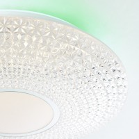 Brilliant Lucian Πλαφονιέρα LED 24W Σε Λευκό Χρώμα G97047/05