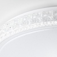 Brilliant Badria Πλαφονιέρα LED 24W Σε Λευκό Χρώμα G96993/05