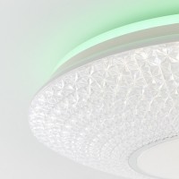 Brilliant Lucian Πλαφονιέρα LED 32W Σε Λευκό Χρώμα G97048/05