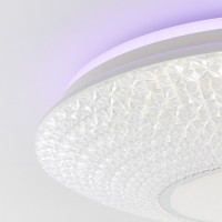 Brilliant Lucian Πλαφονιέρα LED 32W Σε Λευκό Χρώμα G97048/05