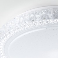 Brilliant Badria Πλαφονιέρα LED 12W Σε Λευκό Χρώμα G96992/05