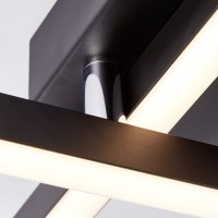 Brilliant Kjorn Φωτιστικό Οροφής LED 32W Σε Μαύρο Χρώμα G97175/06