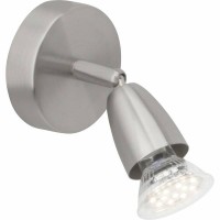 Brilliant Amalfi Σποτ 1φωτο Σε Σατινέ Νίκελ Χρώμα LED G21510/13